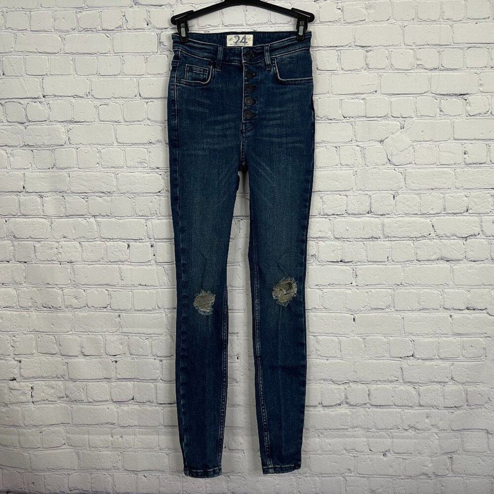 WE THE FREE - Super Skinny Distressed Jeans